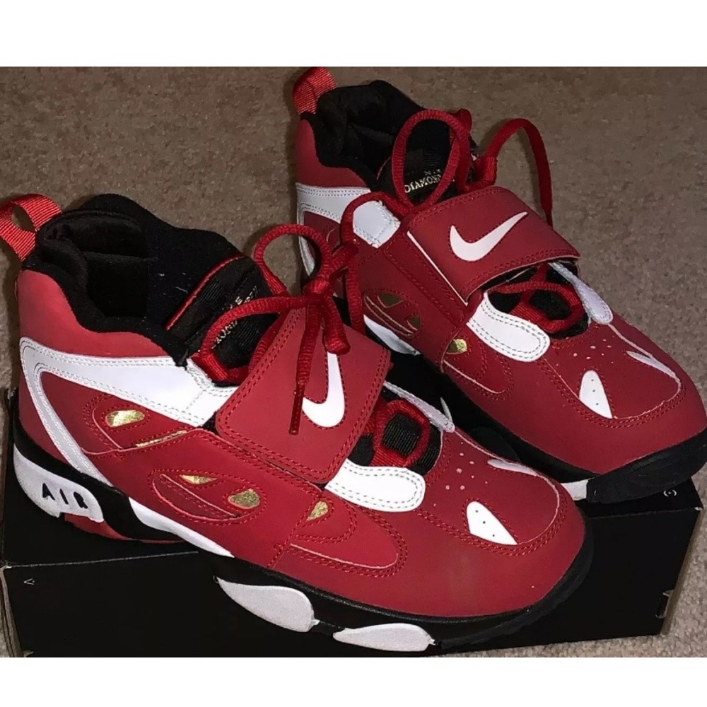 Nike Air Diamond Turf 2 II Varsity Red/Gold